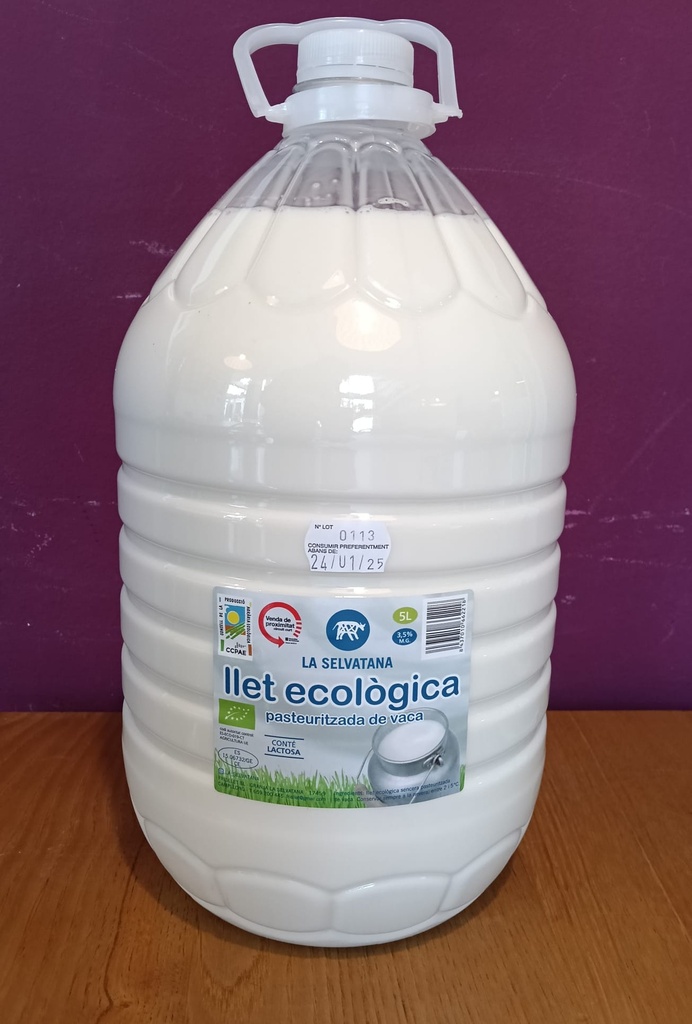 Llet fresca de vaca | La Selvatana | 5 L