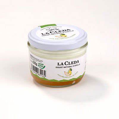 Iogurt natural amb melmelada de pera | La Cleda | 125 g