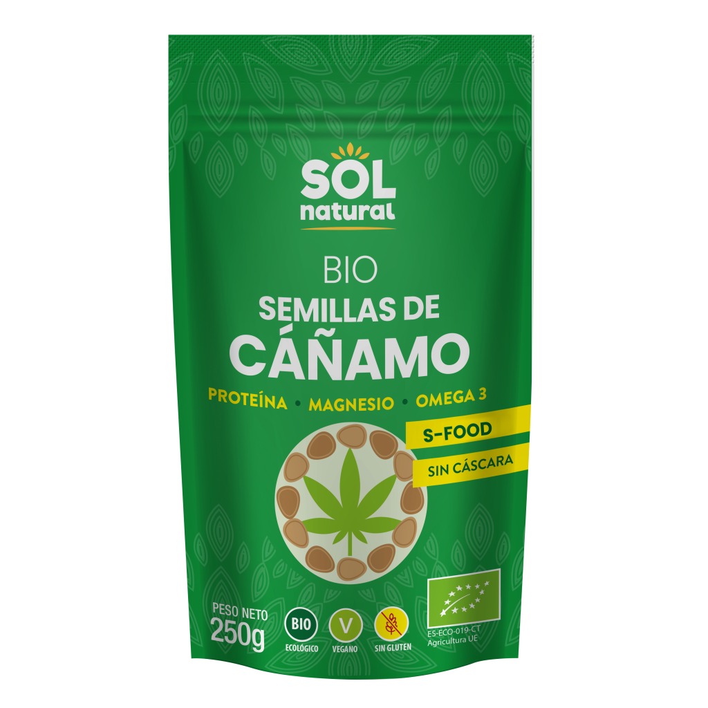 Llavors de cànyem | Sol natural | 250 g