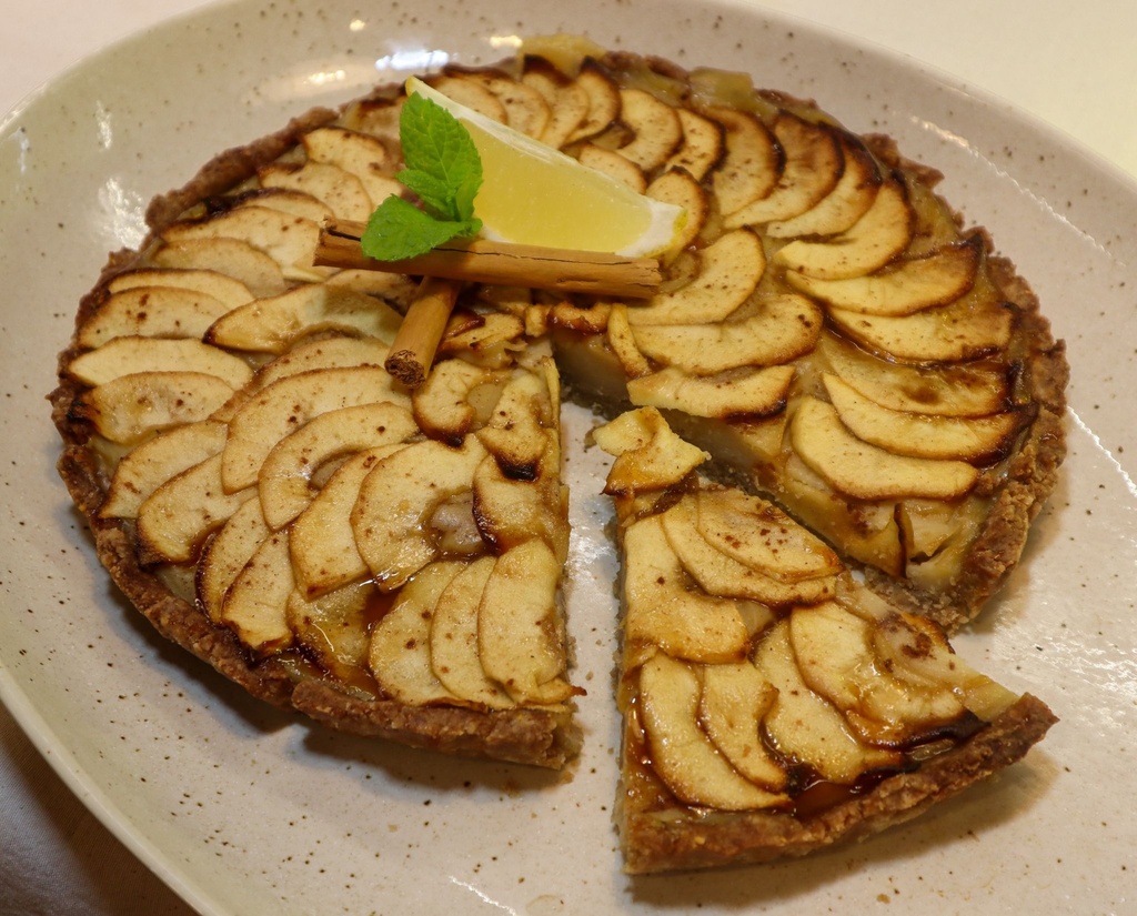 Pastís de poma i crema | Katsarola | Sencer (8 porcions)