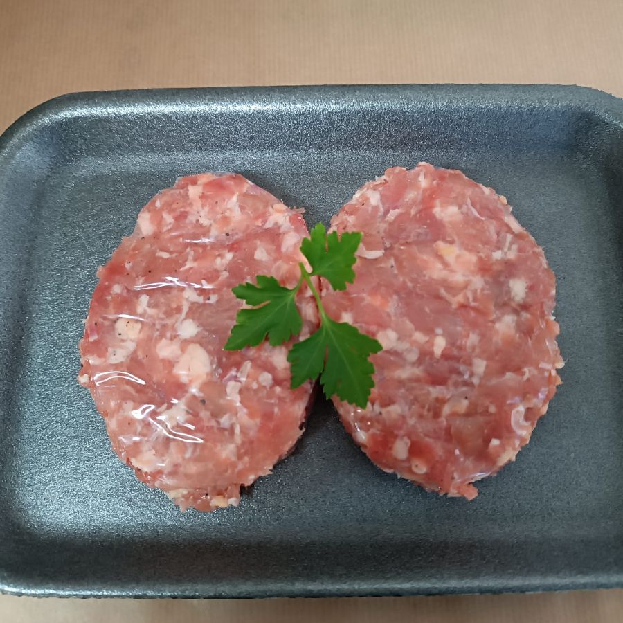 Hamburguesa de pollastre 100%, 2 unitats | Pollastre del Montseny | 240g aprox