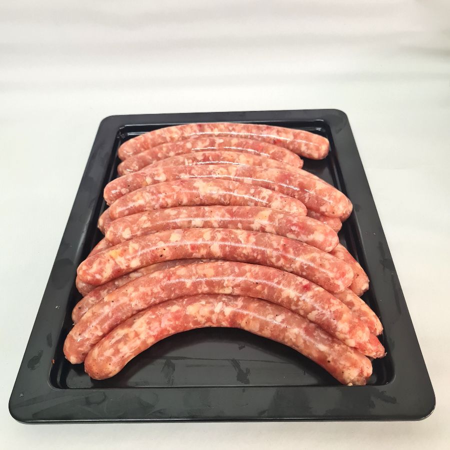 Salsitxa de pollastre de pagès, 8 unitats | Pollastre del Montseny | 500g aprox