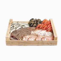 Cistella familiar de peix fresc sense netejar | Peixos Daca | 4,5 kg