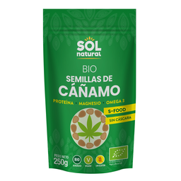 Llavors de cànyem | Sol natural | 250 g